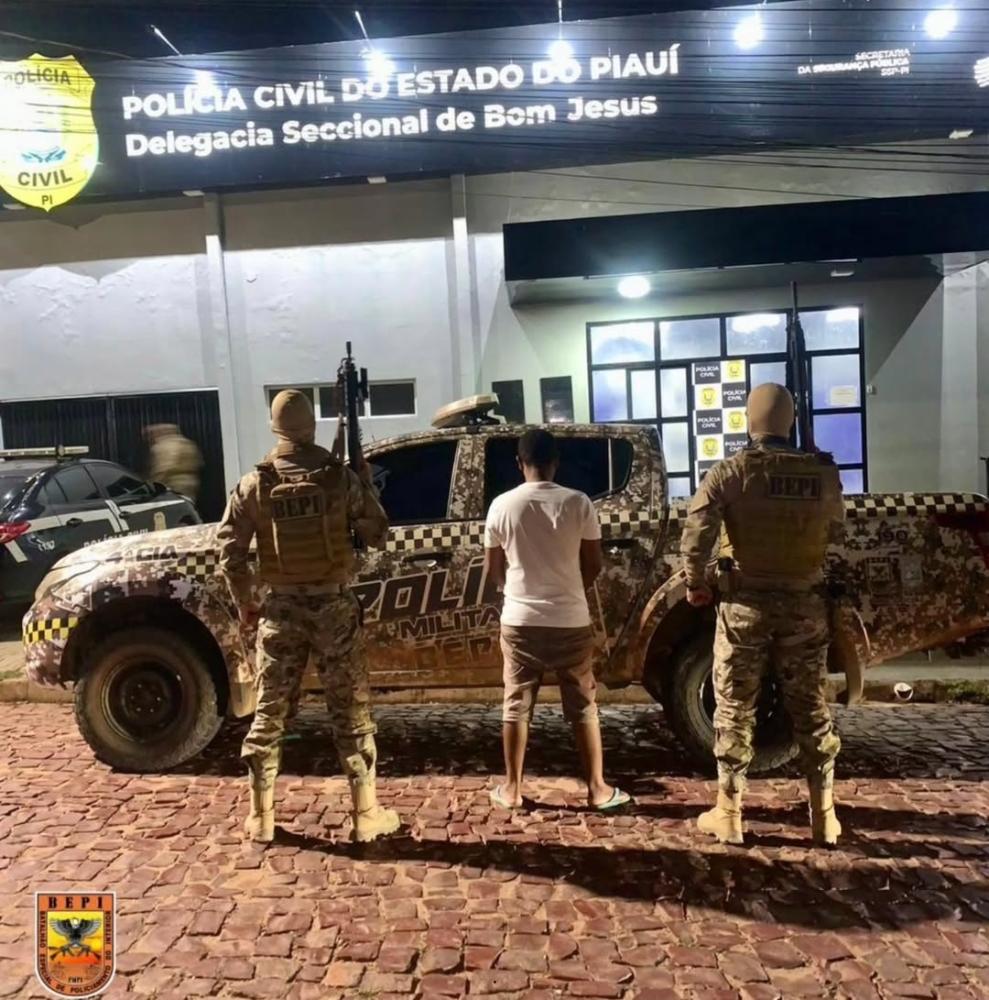 Dupla é presa em operação do BEPI por tráfico de drogas e associação criminosa em Colônia do Gurgueia