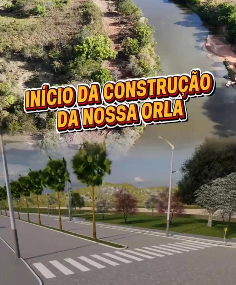 Dr. Fernando acompanha início das obras da Orla de Santa Filomena às margens do Rio Parnaíba