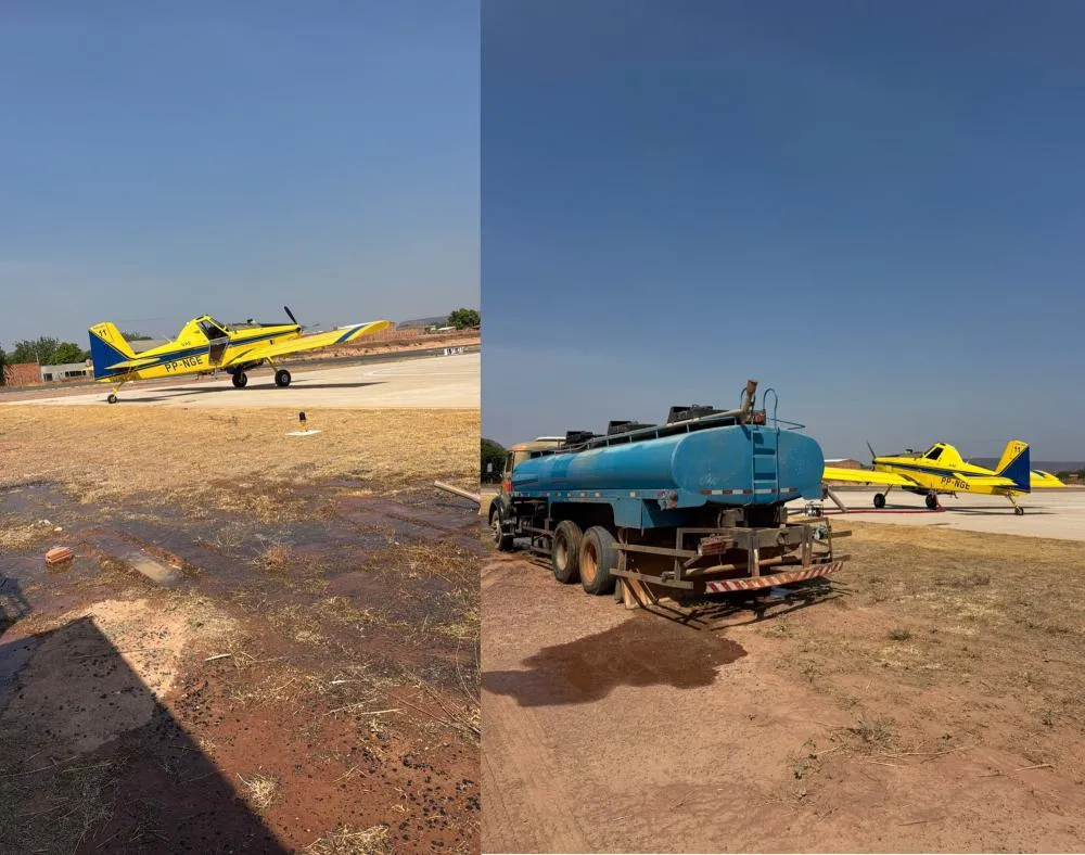 Whindersson contrata avião e força-tarefa é mobilizada para combater incêndio que já dura vários dias em Currais