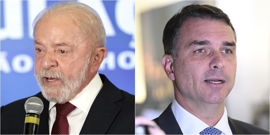 Lula tem 51% e Flávio Bolsonaro 49% dos votos válidos, aponta Vox Brasil