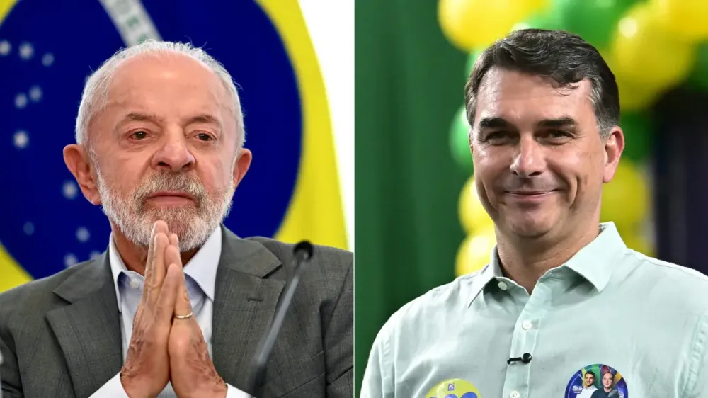 Datafolha: Flávio e Lula empatam em votos válidos